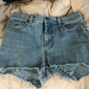 Vintage high waisted jean shorts